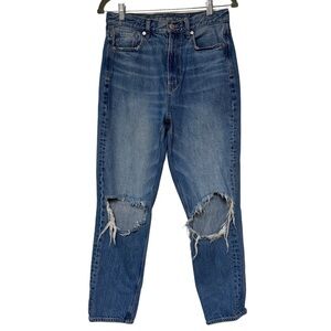 {American Eagle} "Highest Rise Mom Jeans" Cheeky Tapered Straight Leg Denim